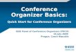 Conference Organizer Basics: IEEE Panel of Conference 