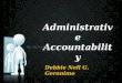 Administrative accountability