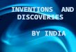 Inventions and discoveries by india