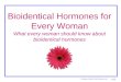 Bioidentical Hormones For Every Woman