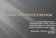 Basic stat review