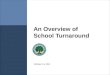 An Overview of School Turnaround
