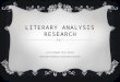 Literary analysis research for writing center rev 2014