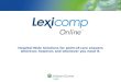 Lexicomp online 이용 매뉴얼