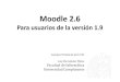 Moodle 2.6 para usuarios de Moodle 1.9