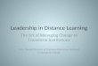 Leadership In Distance Learning Draft 6