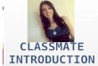classmate introduction