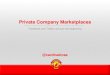 Private company marketplaces