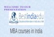 Mba courses in india, schulich india mba
