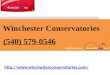 Winchester Conservatories (540) 579-0546