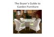 The Buyer’s Guide to Garden Furniture