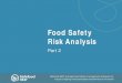 Food Safety Risk Analysis - Part 2