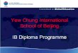 Yew Chung International School of Beijing - IB Diploma Introduction
