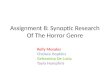 Assignment 8:Synoptic Research of the horror genre