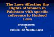 Laws affecting the rights of women in pak