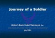 Soldier's journey