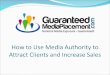 How to use media authority to attract clients