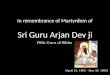 Shri Guru Arjan Dev ji