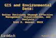 GIS And Environmental Data