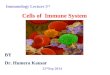 Immune cells 3rd lecture