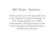 0421 SRI Trials - Analysis
