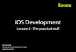 iOS 2 - The practical Stuff