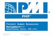 PMP 06 Project HR Management
