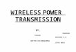 Wireless power transmission