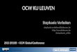 OCWC Global 2013   OCW Ku Leuven