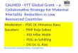 CALMED VTT Global Grant: Maternal Mortality Reduction