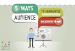 5 ways to guarantee audience engagement