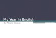 My year in english
