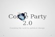 Coffee Party 2.0 Website Concept