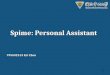 Spime - personal assistant