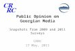 Public Opinion on Georgian Media