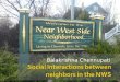 Social Interactions between neighbors in the NWS neighborhood