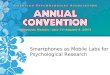 APA Smarthphones As Mobile Labs for Psychological Research