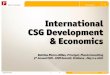 International CSG Development & Economics