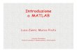 Matlab: Introduzione e comandi base