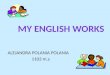 My English Works