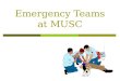 Medical Emergency Responses
