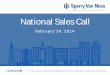 Sperry Van Ness #CRE National Sales Meeting 2-24-14