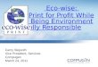 Ecowise managed print services for profit