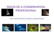 Stenquist the conservation professional