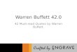 Warren Buffett 42.0