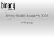 Binary studio academy 2014