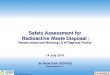 (140714) [park] safety assessment for radioactive waste disposal