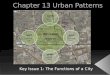 AP Human Geography: City Functions and Urban Patterns
