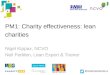 Charity effectiveness: lean charities