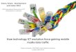 How technology ICT evolution force gaining mobile media data traffic